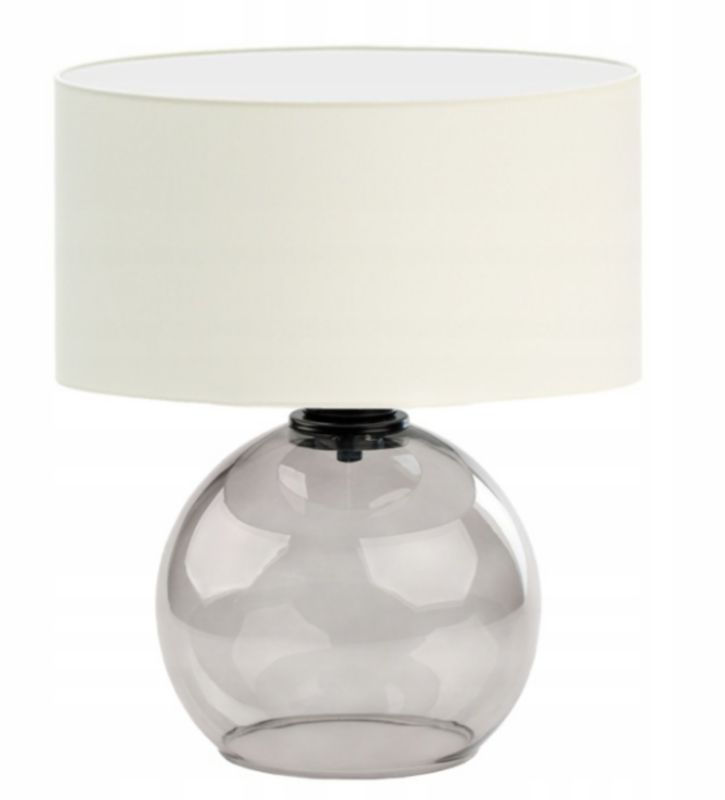 Lampka Nocna Volta Light Factory Piena Abażur Ecru 1xE27 1szt.