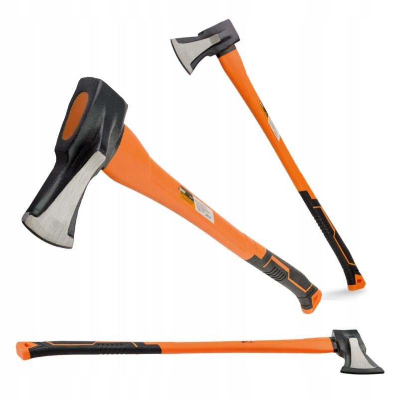 Siekiera fiberglass Polax 2000g rozłupująca trzonek z włókna szklan. 900mm 50HRc 1 szt.