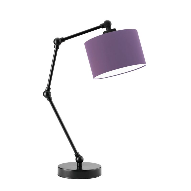 Lampka Nocna Volta Light Factory Soul Abażur Fioletowy1xE27 1szt.