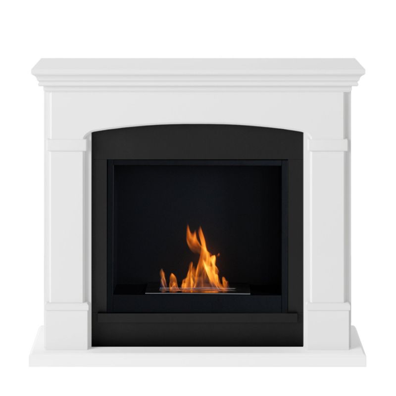 Biokominek portalowy z MDF TAGU Helmi biały lakierowany - 1 szt