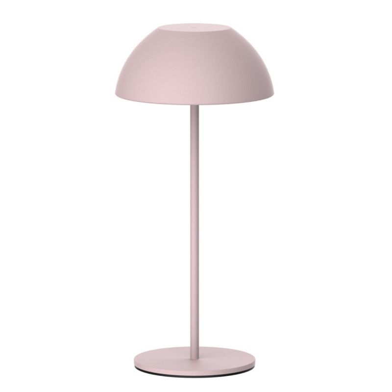 Lampka stołowa Polux Tanzania różowa LED 1.8W 2700K 160lm akumulator IP44 wym: 28 x 13 x 13 cm metal - 1 szt.