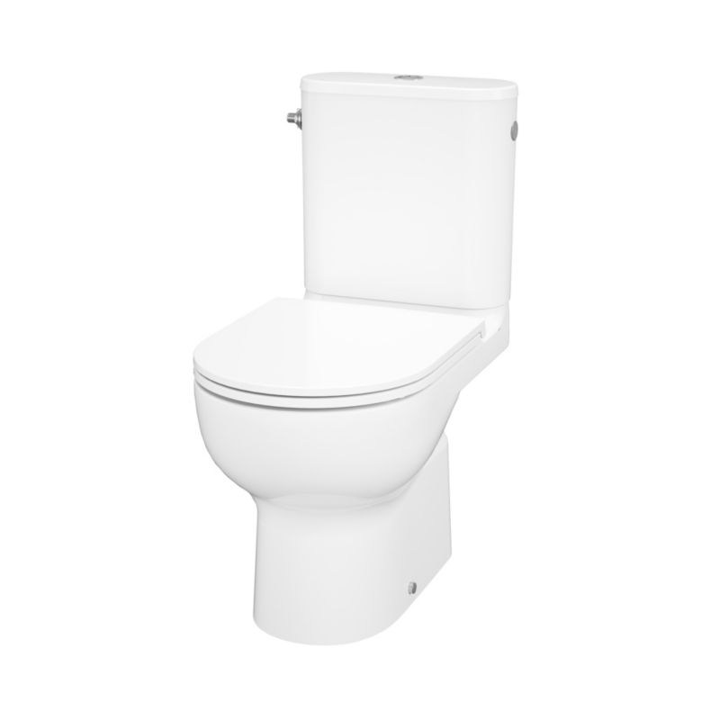 Kompakt WC GoodHome Cavally wirowy bezkołnierzowy z deską wolnoopadającą z duroplastu pionowy