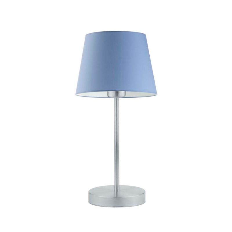 Lampka Nocna Volta Light Factory Blues Abażur Niebieski Stożek 1xE27 1szt.