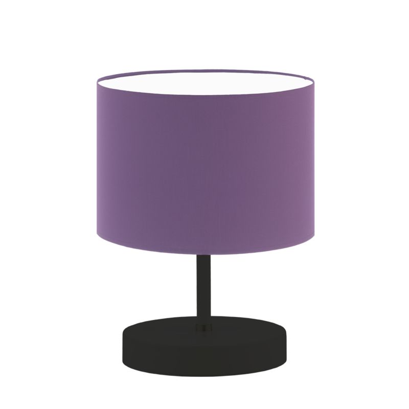 Lampka Nocna Volta Light Factory Picolo Abażur Fioletowy Walec 1xE27 1szt.