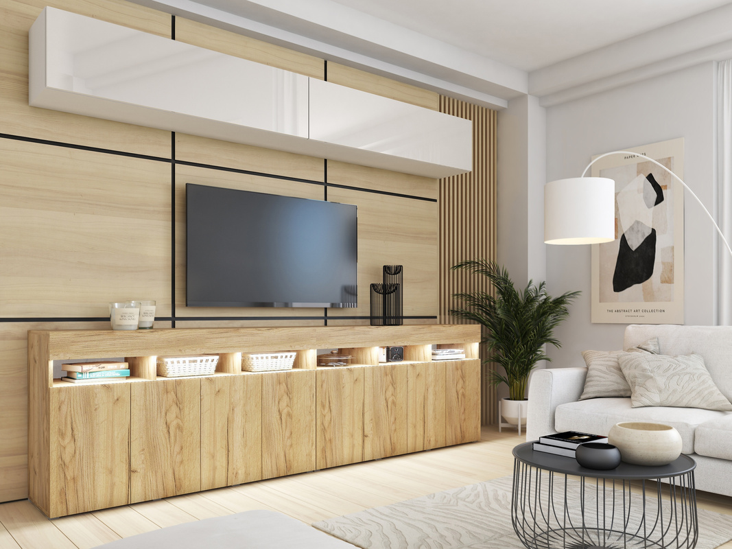 Zestaw mebli do salonu 280 cm PREMIUM