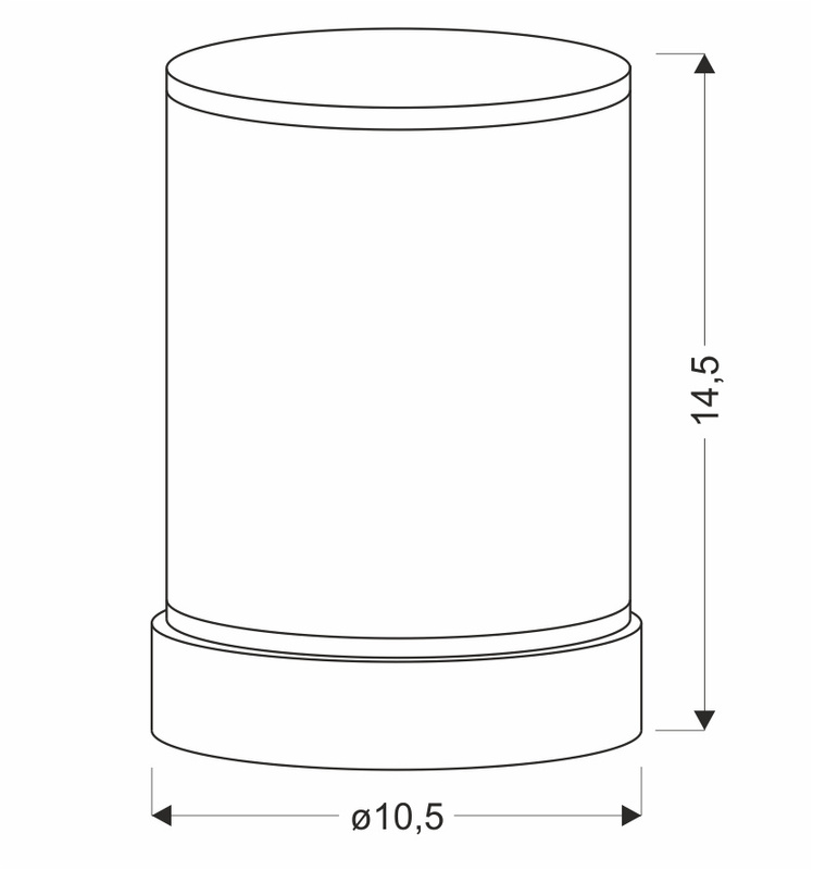 Srebrna lampka stołowa LED z regulacją barwy światła BRILLO metal