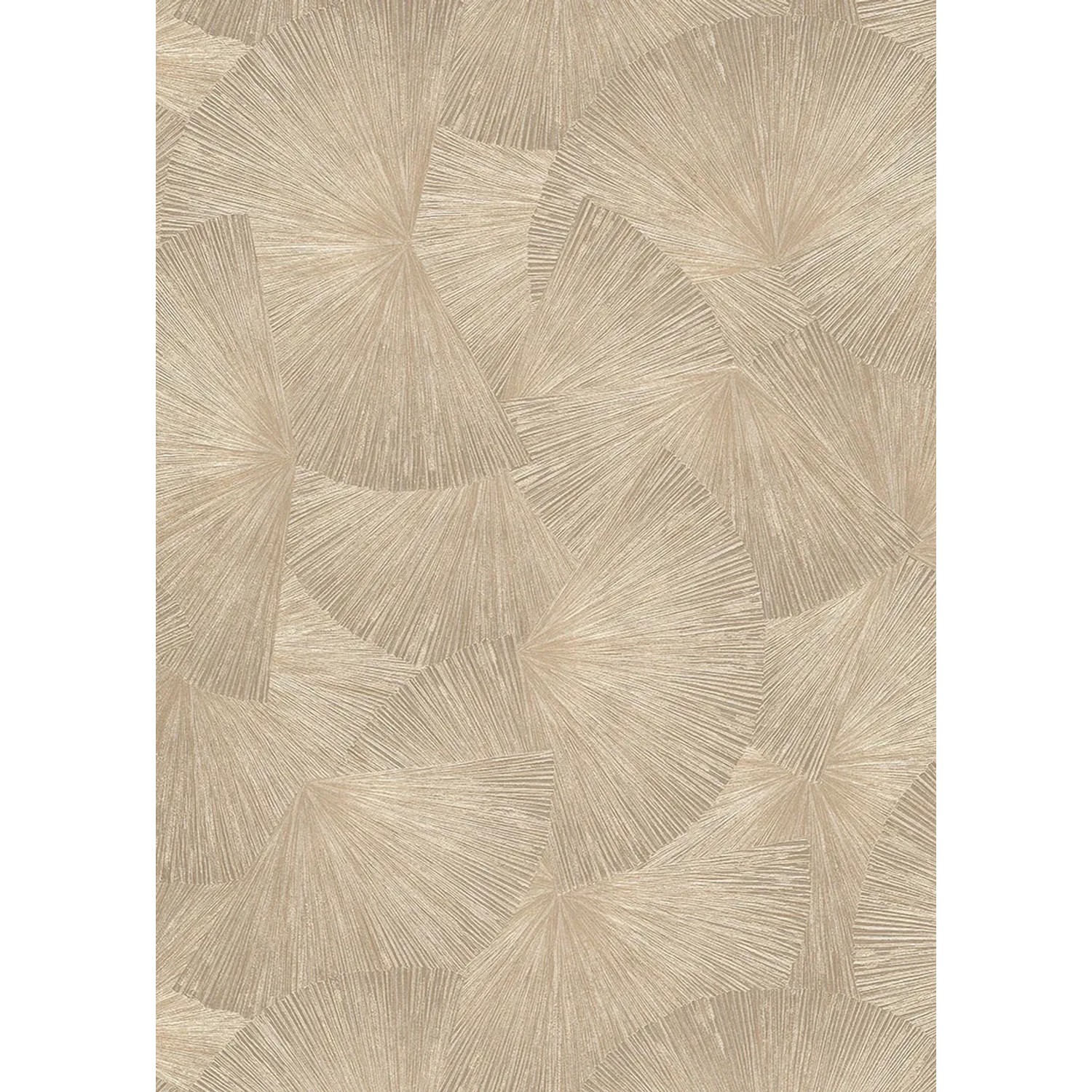 Tapeta winylowa na flizelinie WACHLARZE złote