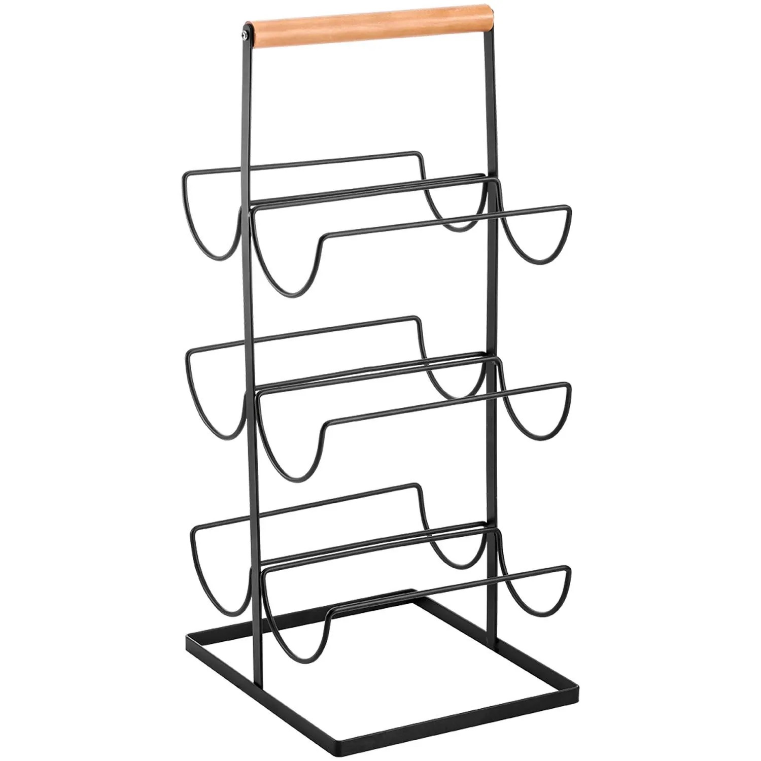 Kuchinox Stojak na butelki do wina OSLO czarny