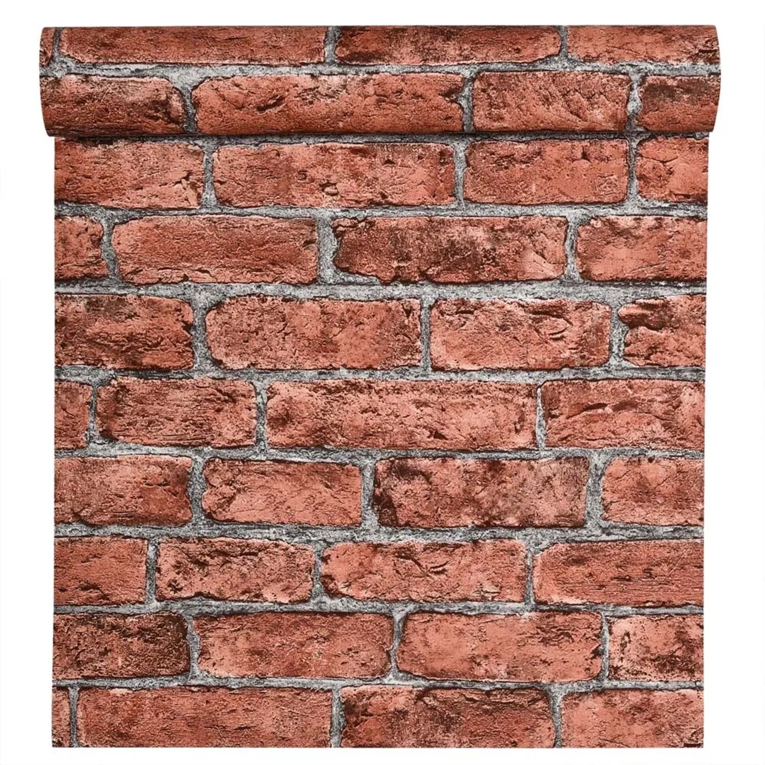 Tapeta winylowa na flizelinie CEGŁA czerwona