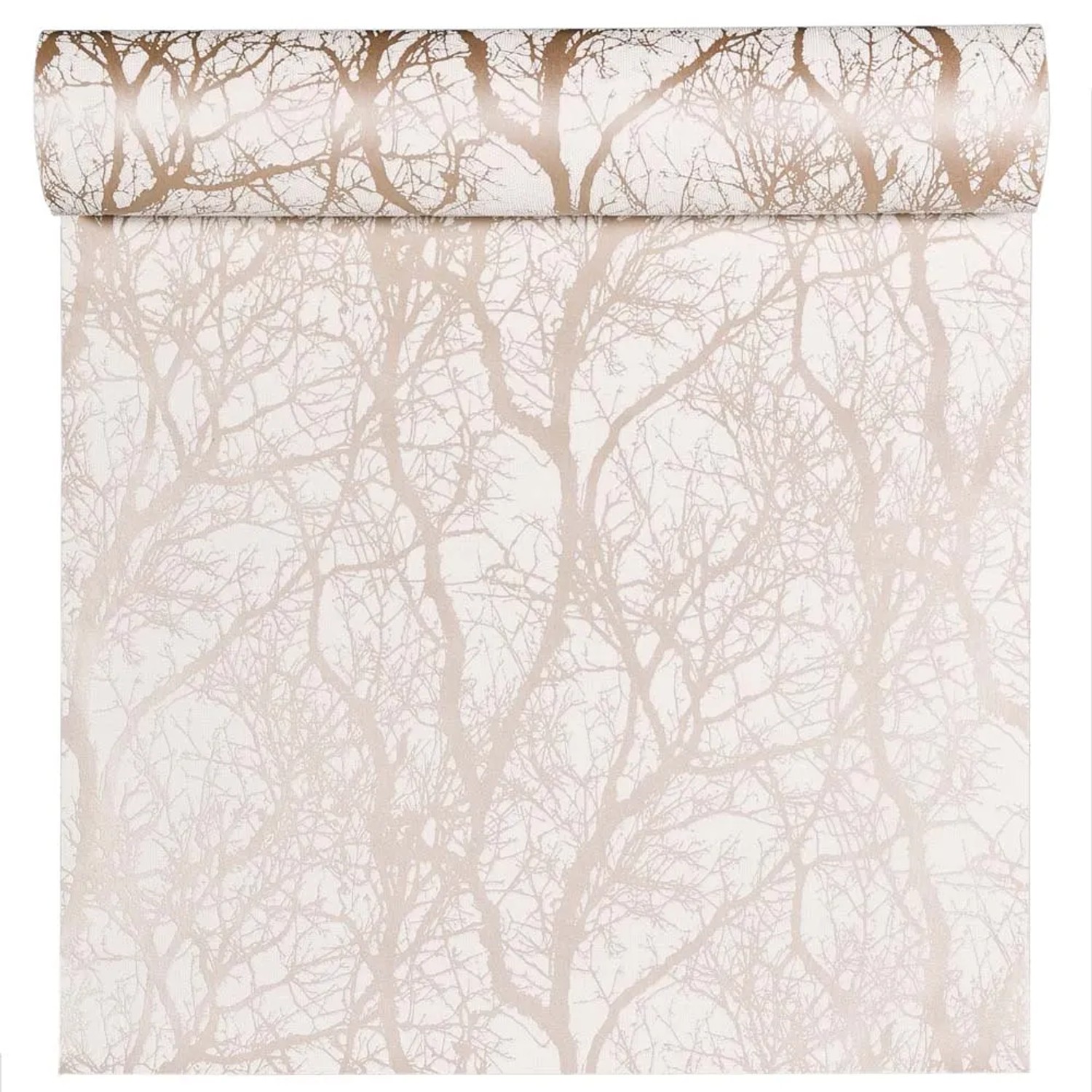 Tapeta winylowa na flizelinie TREES beżowa