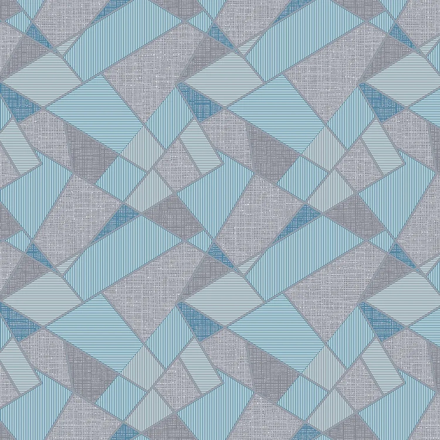 Tapeta winylowa na flizelinie NIEBIESKA GEOMETRIA