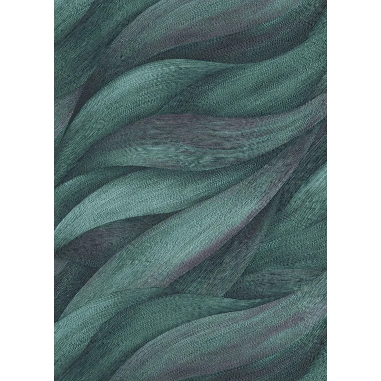 Tapeta winylowa na flizelinie FALE turkus