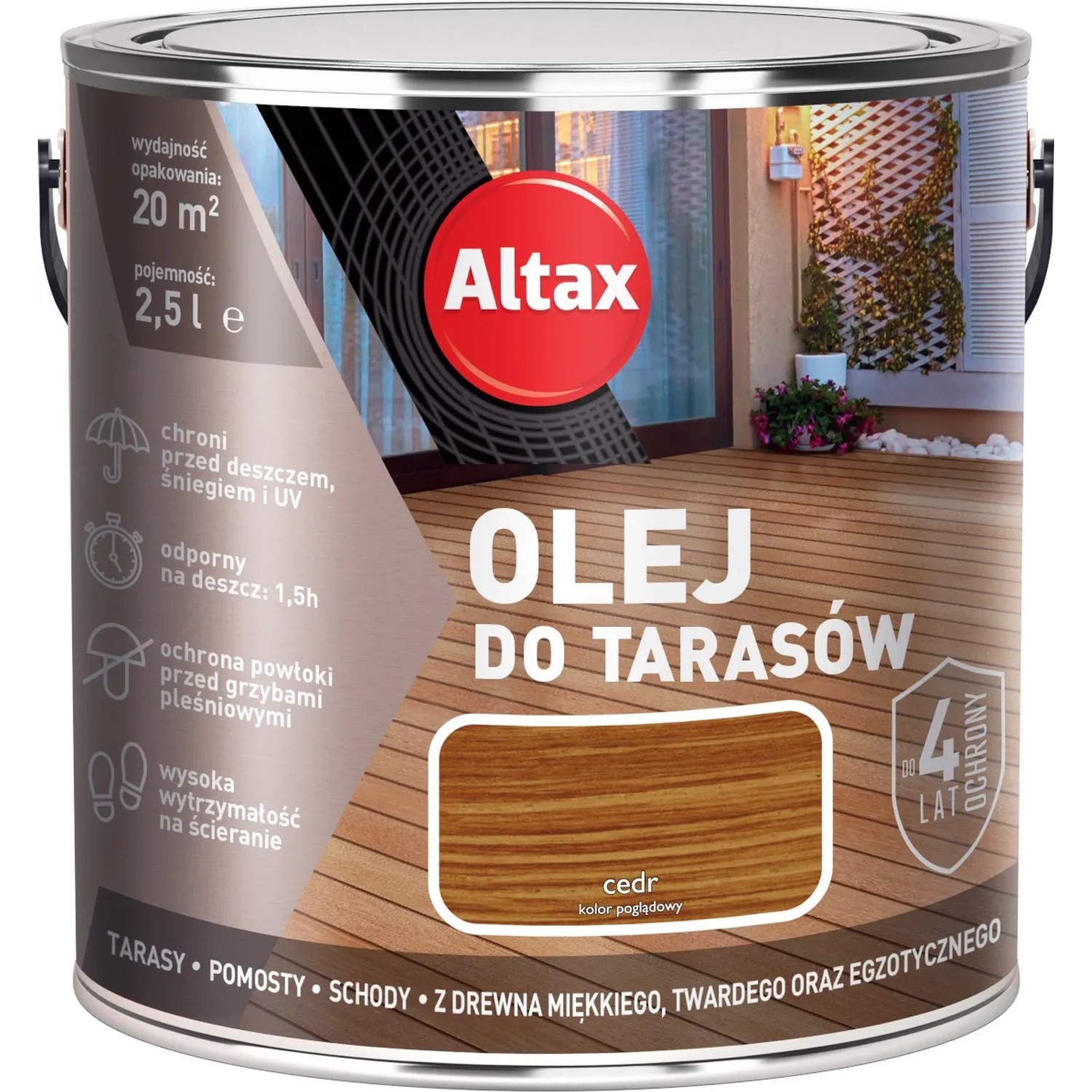 Altax Olej do tarasów cedr 2,5L