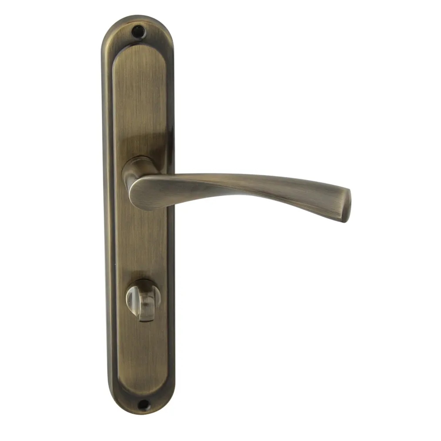 Domino Klamka Romana szyld WC patyna