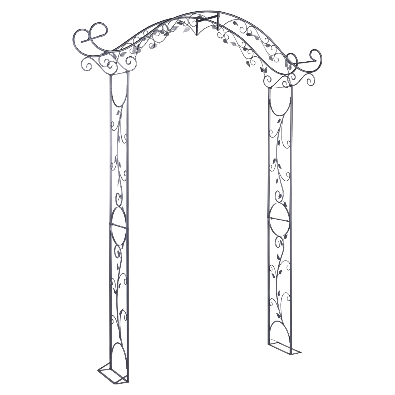 Pergola żelazna szara - wys. 235 cm