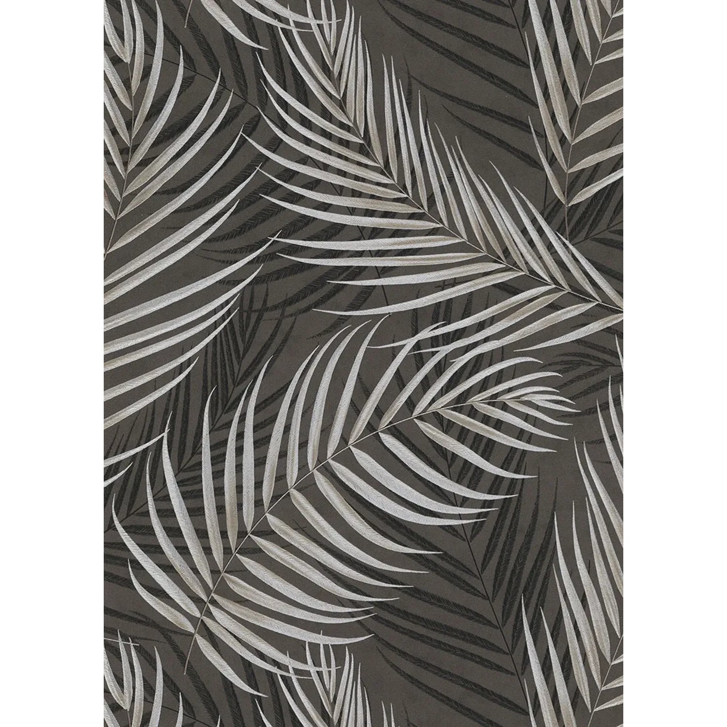 Tapeta winylowa na flizelinie BRĄZOWE LIŚCIE