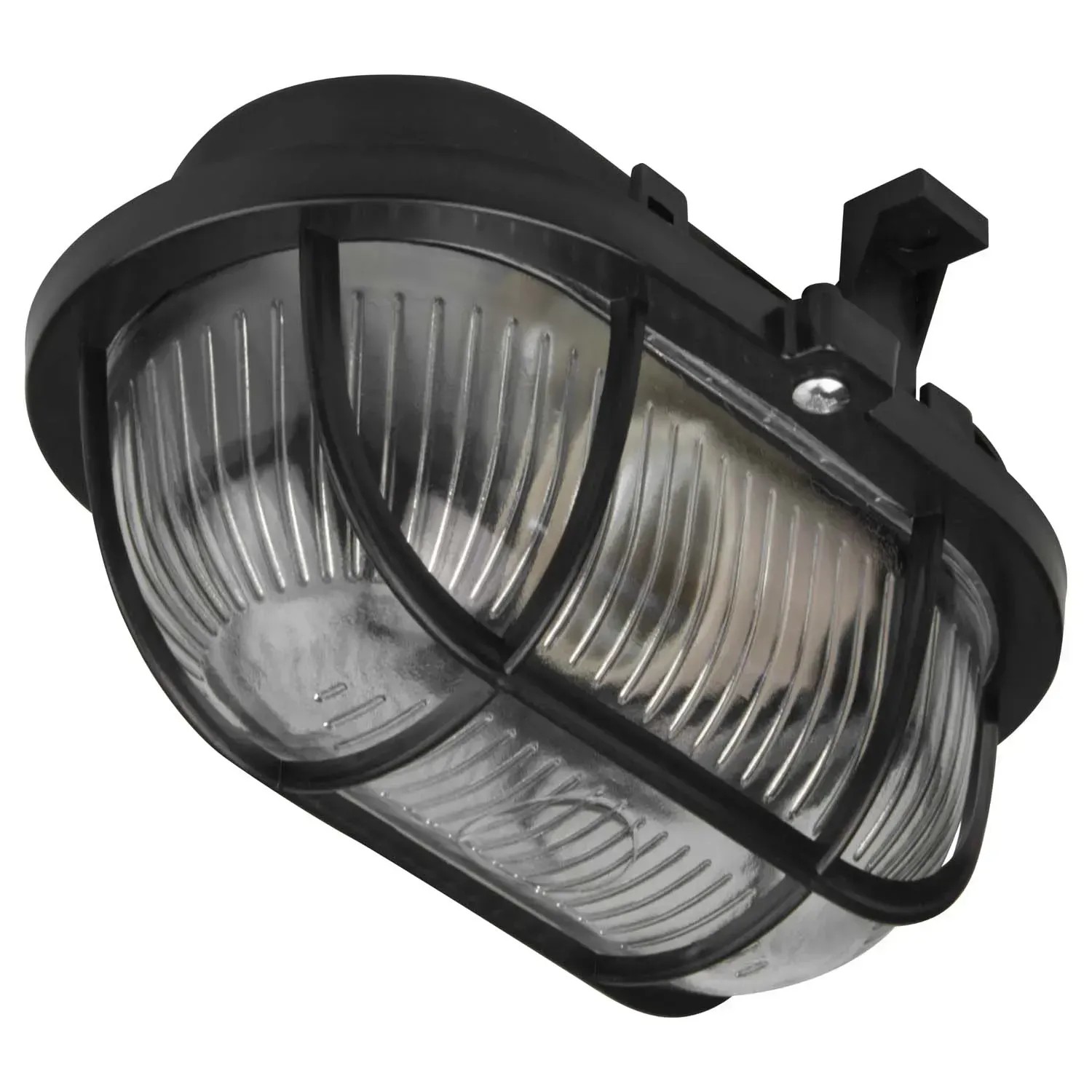 DPM Oprawa kanałowa 1xE27 40W IP44 plastikowa czarna