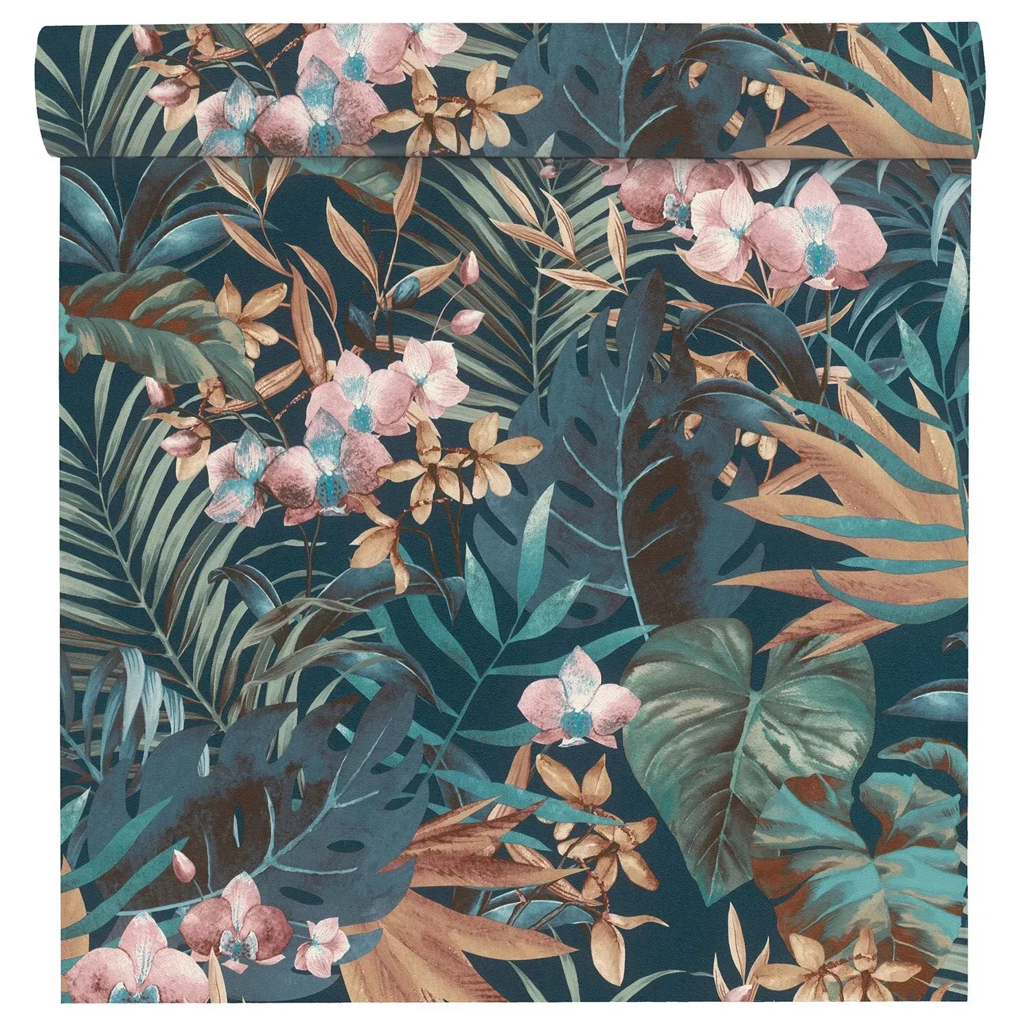 Rasch Tapeta winylowa na flizelinie BOTANIKA wielokolorowa