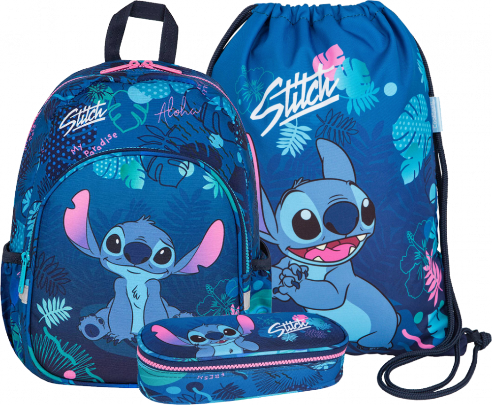 Zestaw: Plecak dla przedszkolaka + piórnik saszetka + worek na buty CoolPack Stitch