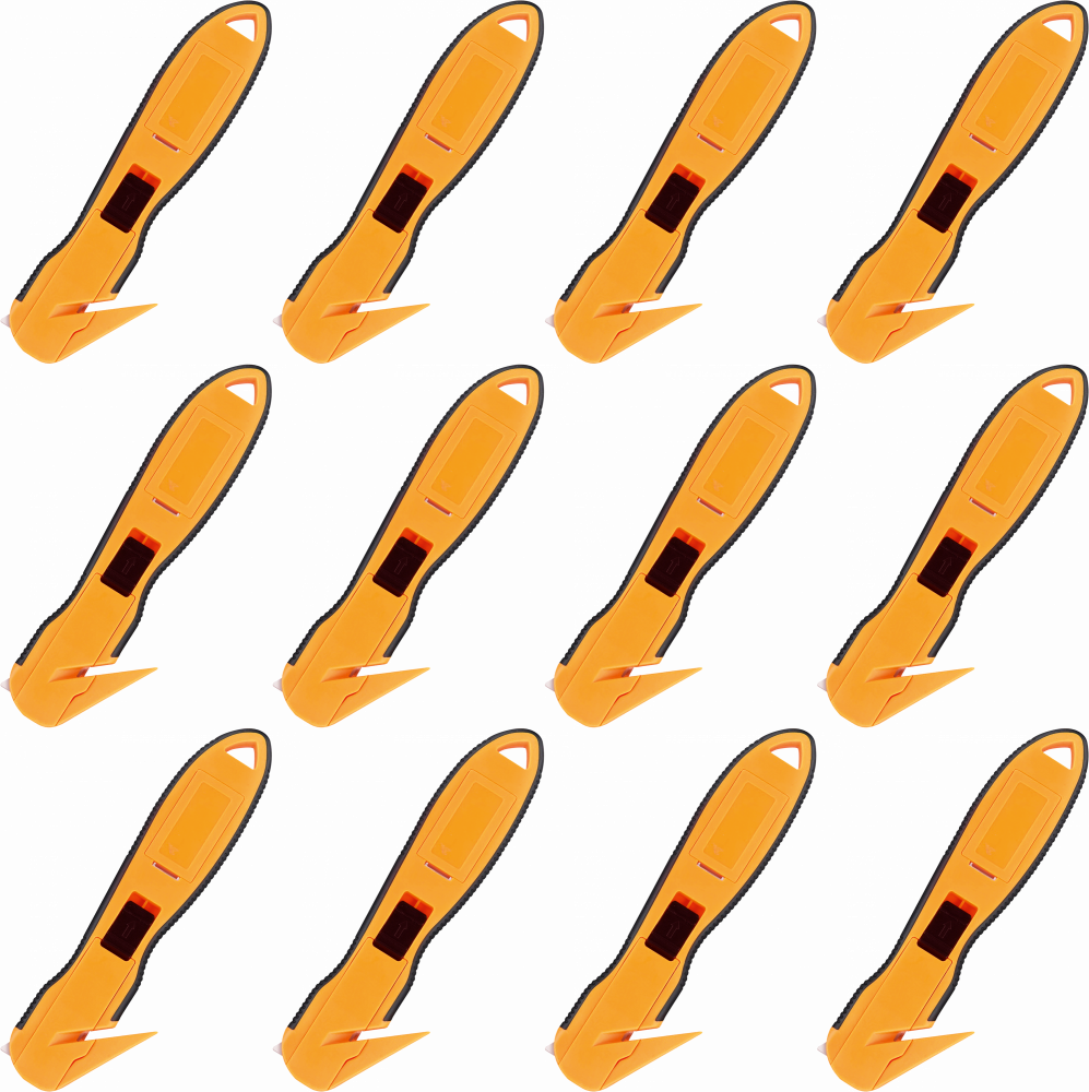 12x Nóż bezpieczny Grand GR-B03, duży, żółty