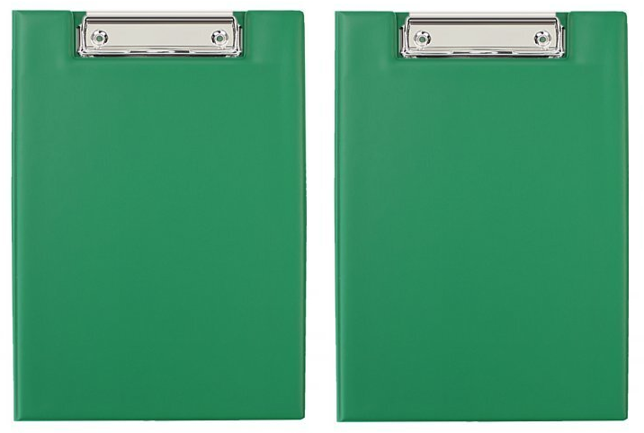 2x Clipboard Biurfol, z okładką, A5, zielony