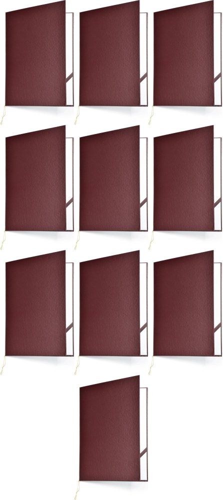 10x Okładka do dyplomów Galeria Papieru, A4, bordowy