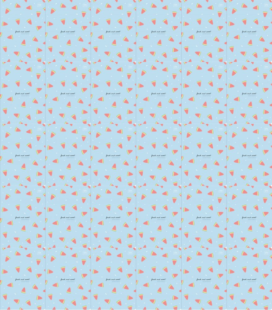 200x Zeszyt w wąskie linie Interdruk, A5, miękka oprawa, 32 kartki, mix wzorów