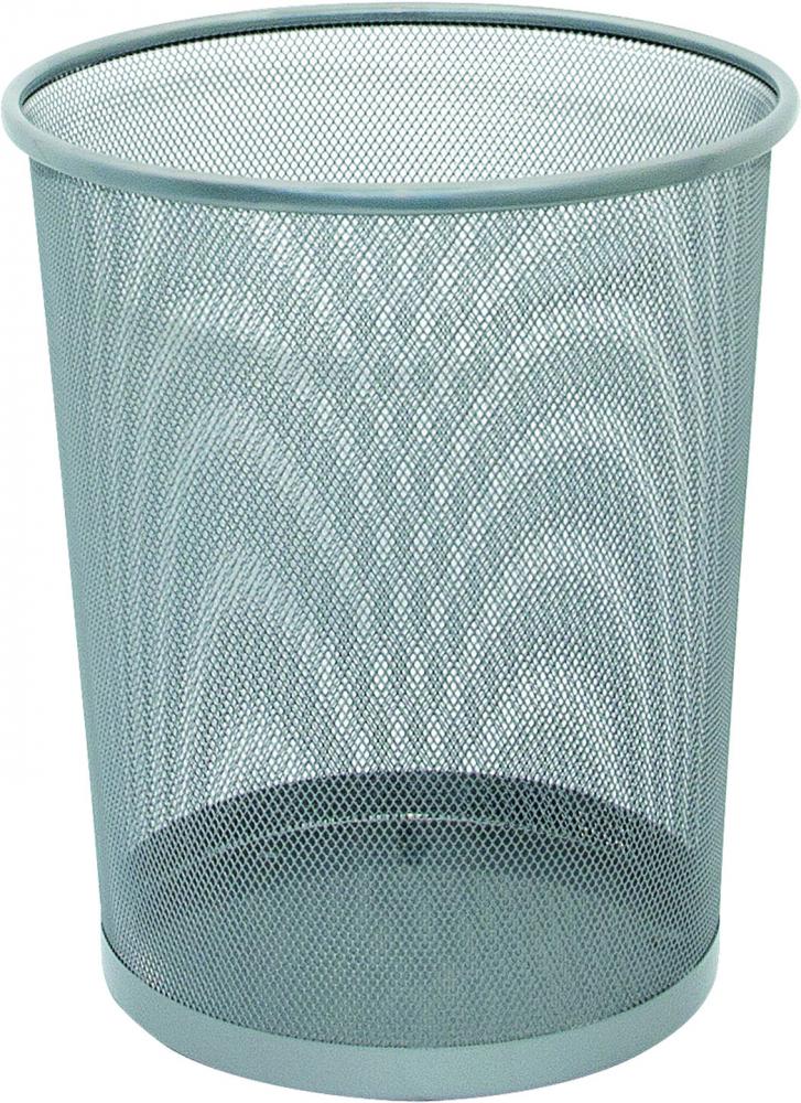 Kosz na śmieci Q-Connect, druciany, 19l, srebrny