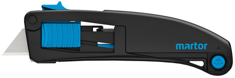 Nóż bezpieczny Martor Secupro Maxisafe, z wymiennym ostrzem, czarny
