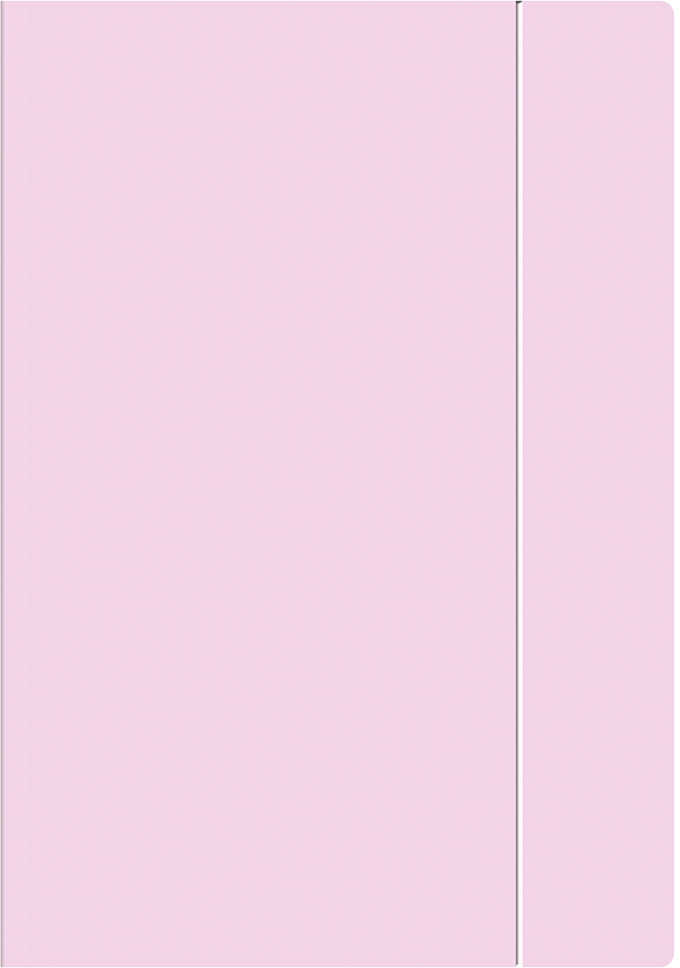 Teczka kartonowa z gumką Interdruk Pastel, A4+, 300g/m2, mix kolorów pastelowych