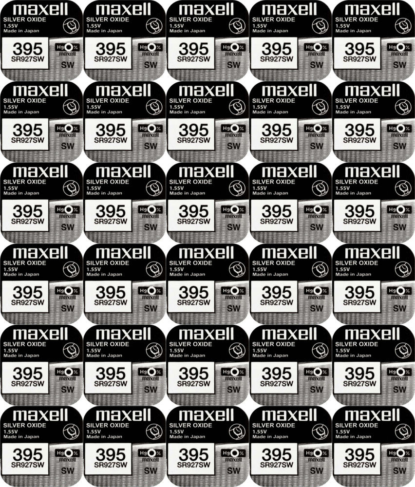 40x Bateria srebrowa Maxell 395/399/SR927SW, 1 sztuka