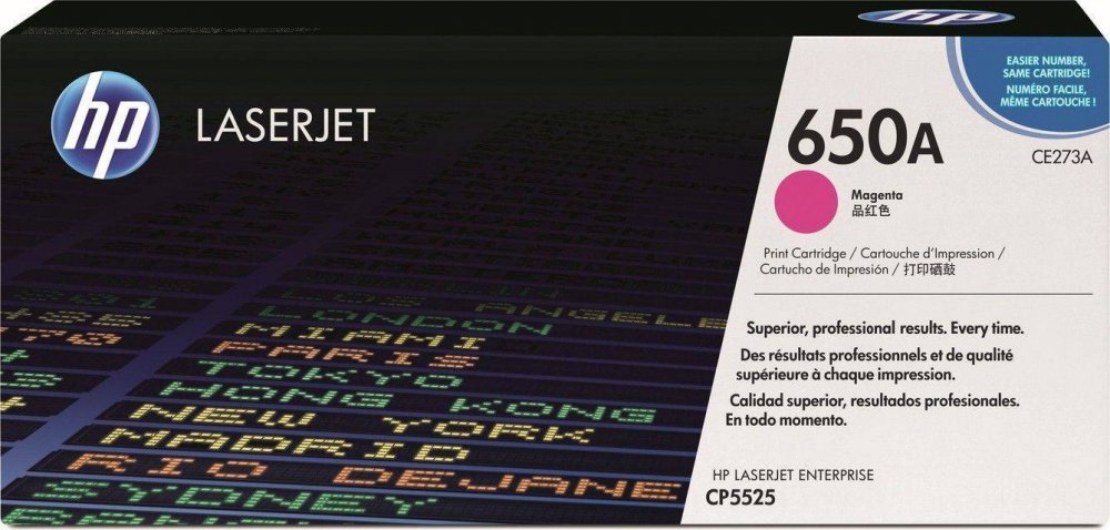 Toner HP 650A (CE273A), 15000 stron, magenta (purpurowy)