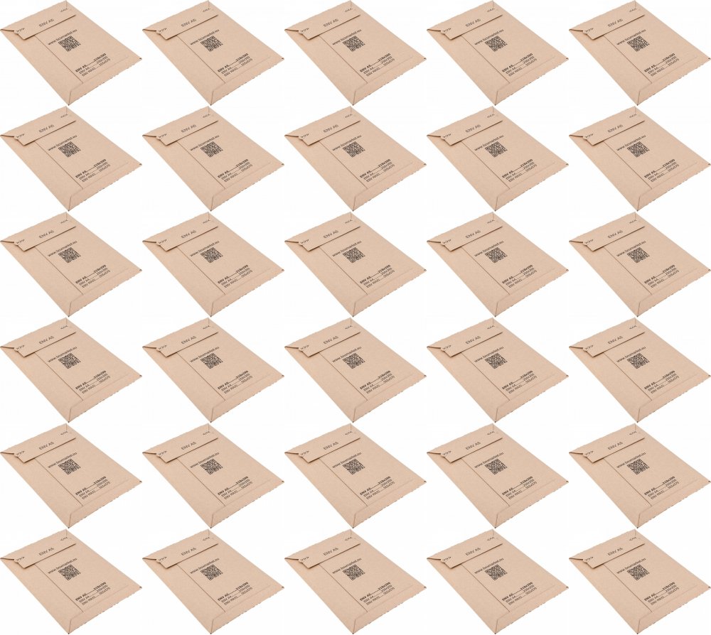 50x Koperta kartonowa, A5, 218x290mm, brązowy