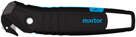 Nóż bezpieczny Martor Secumax 350, z wymiennym ostrzem, czarno-niebieski
