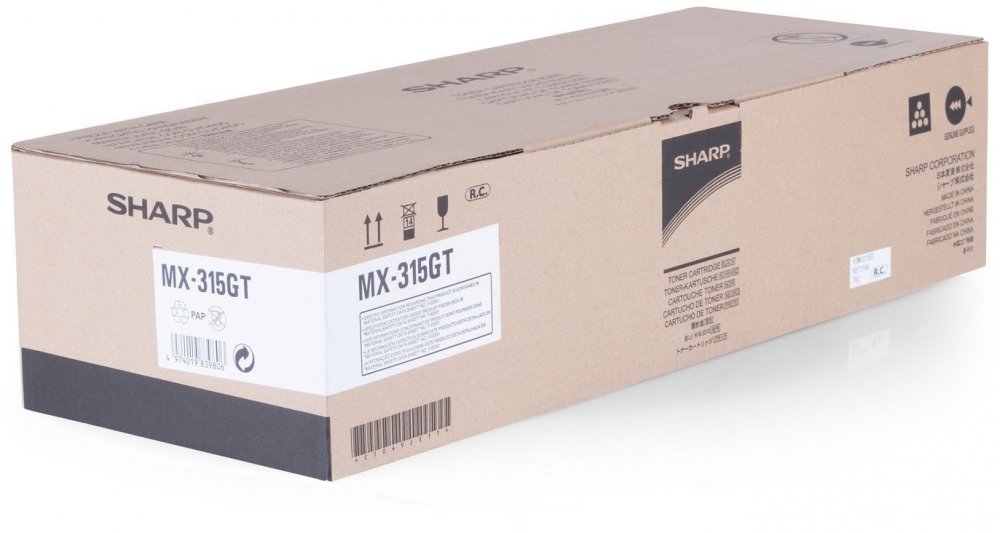 Toner Sharp (MX-315GT), 27500 stron, black (czarny)