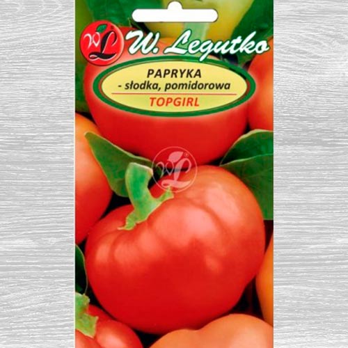 1 pac, Ardei dulce Top Girl - Semințe: Mod de ambalare: 0.3 g