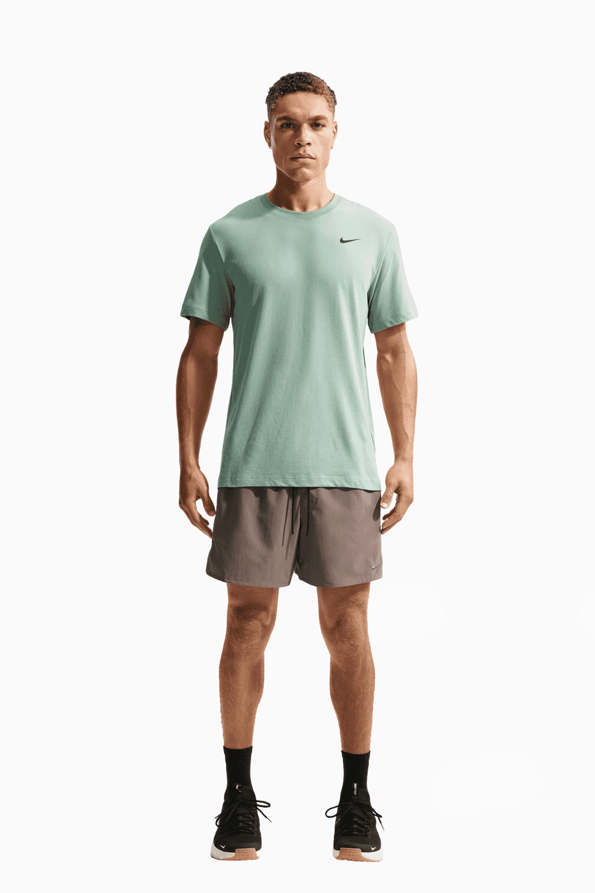 Koszulka Nike Dri-FIT Solid Crew - Zielony