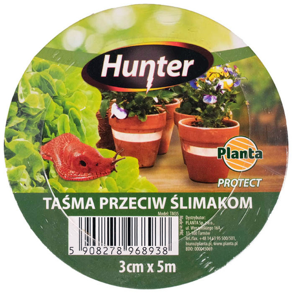 Taśma miedziowana przeciw ślimakom 3cm/5m Hunter
