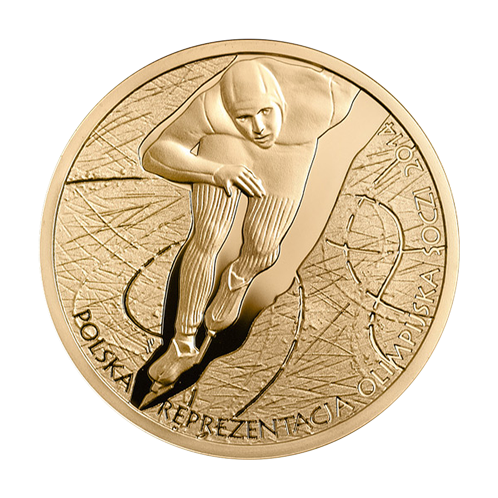 Złota moneta 200 zł Polska Reprezentacja Olimpijska Soczi 2014 - wysyłka 24 h! - Mennica Skarbowa