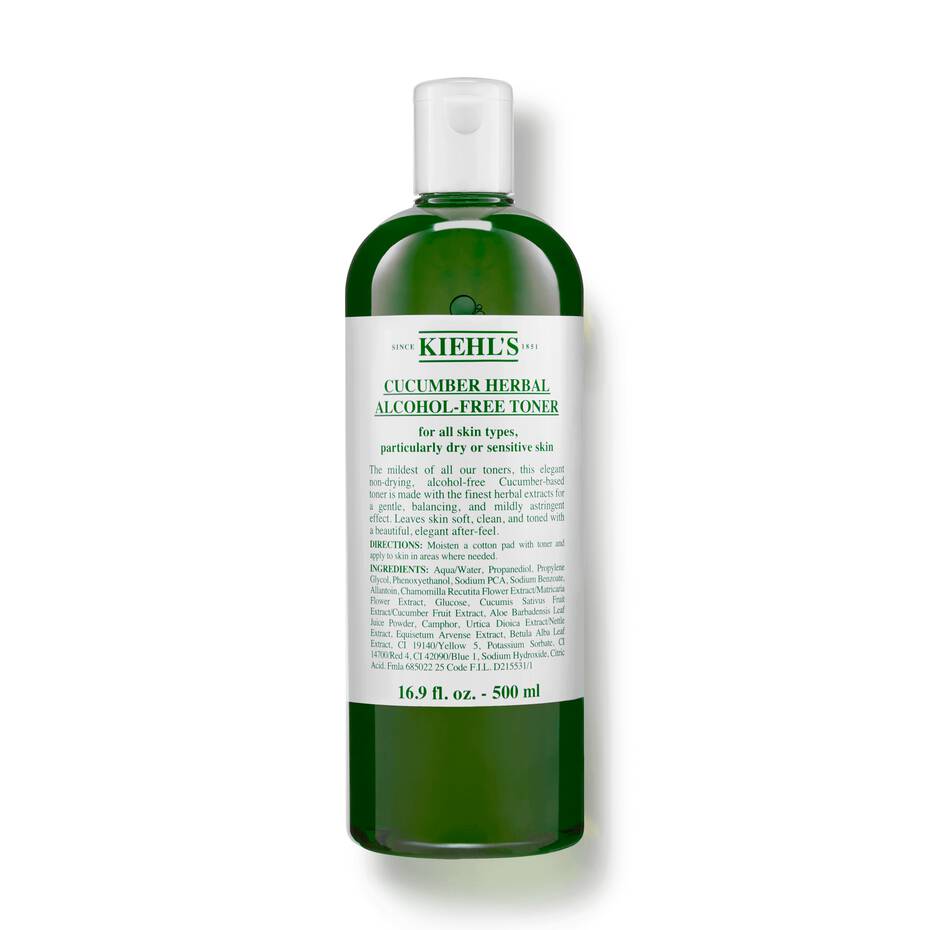Kiehl's Cucumber Herbal Alcohol-Free Toner - Bezalkoholowy tonik do cery suchej i wrażliwej 500 ml Butelka