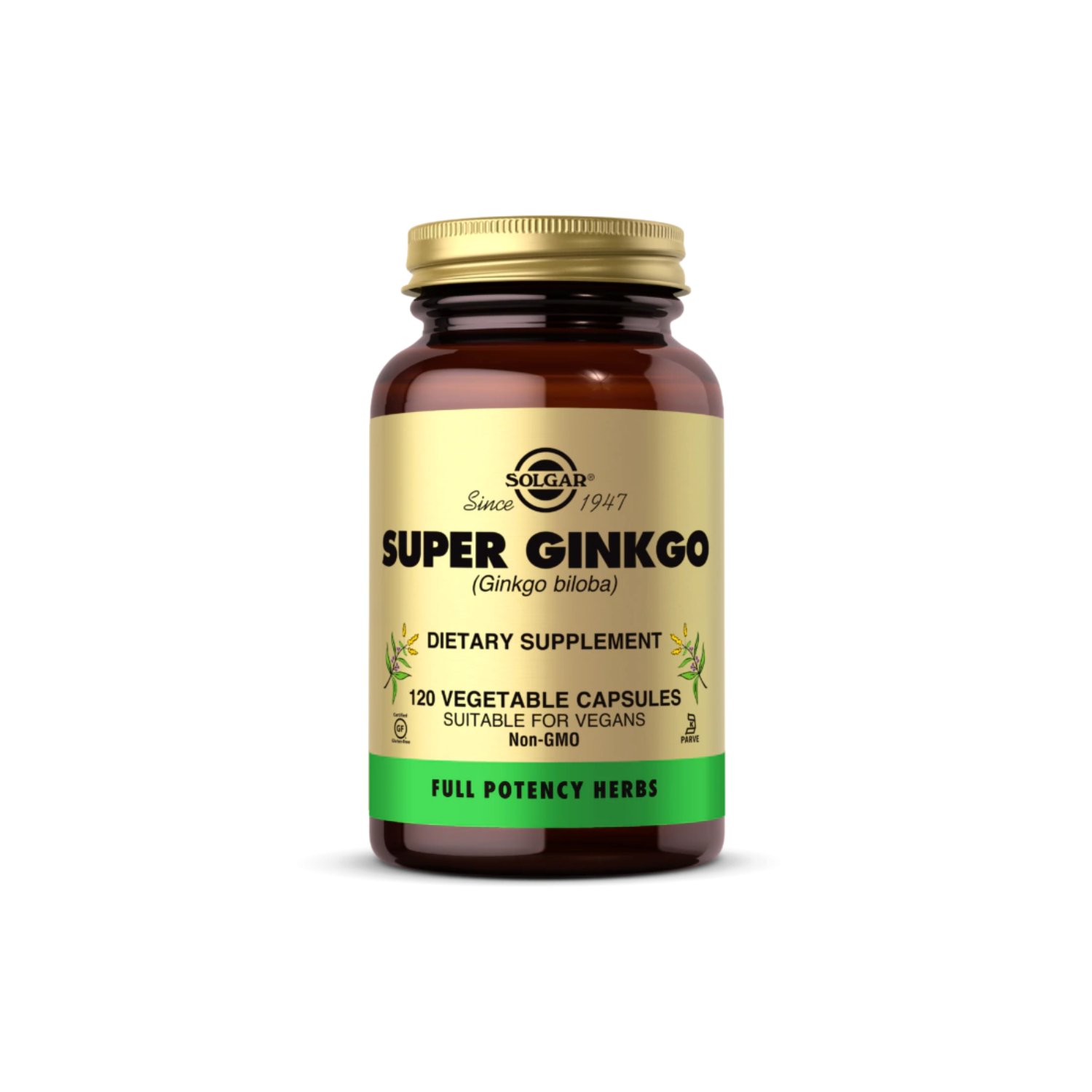 Solgar super ginkgo, 120 kapsułek