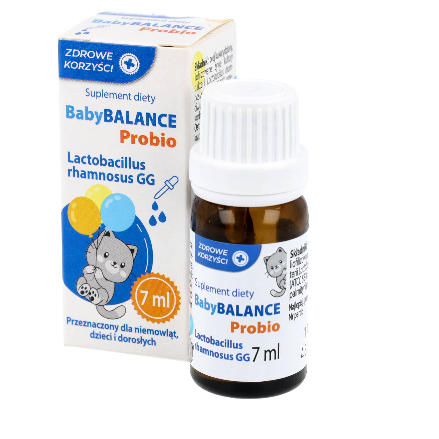 Zdrowe korzyści babybalance probio, krople, 7 ml
