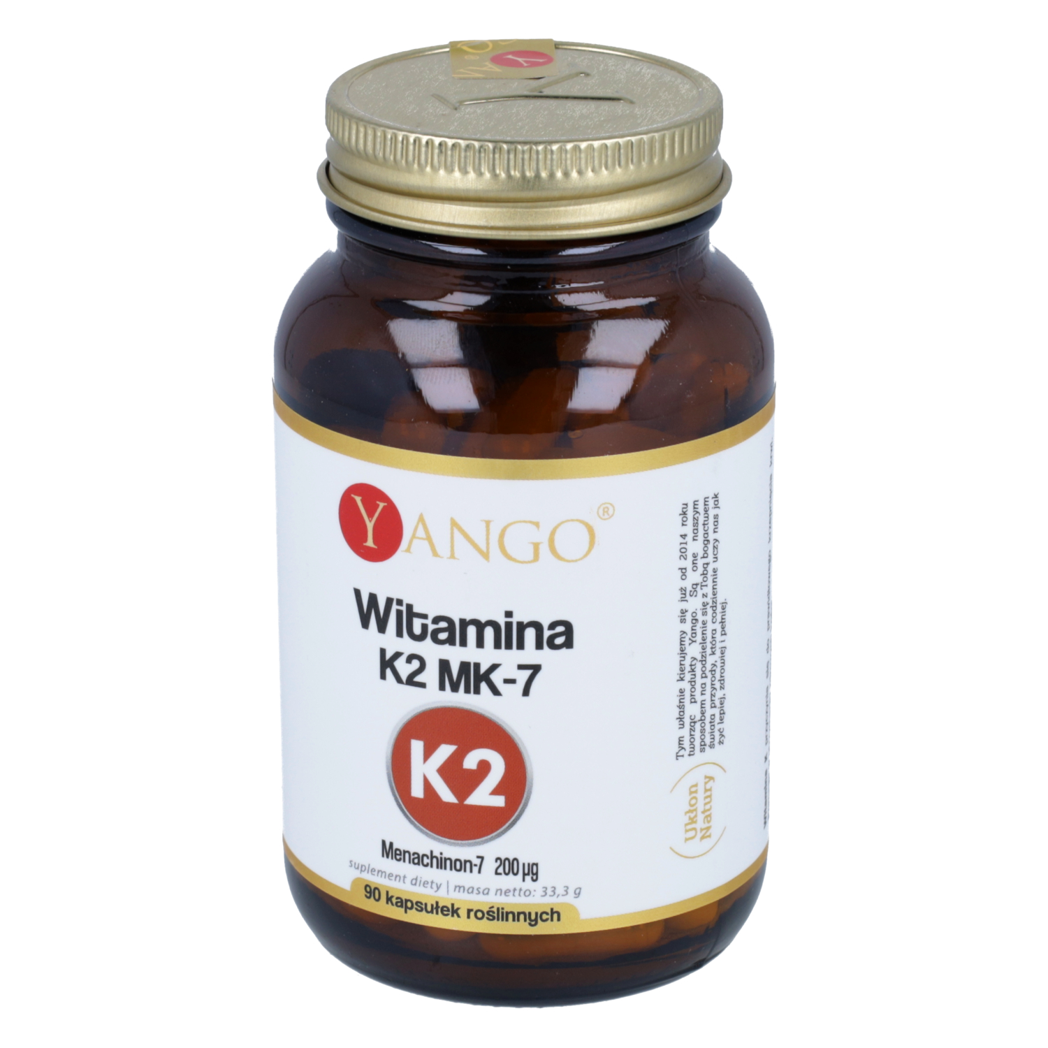 Yango witamina k2 mk-7, 90 kapsułek