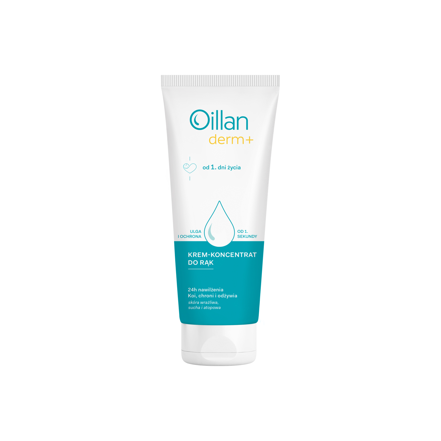 Oillan derm+ - krem-koncentrat do rąk, od 1. dnia życia, 75 ml