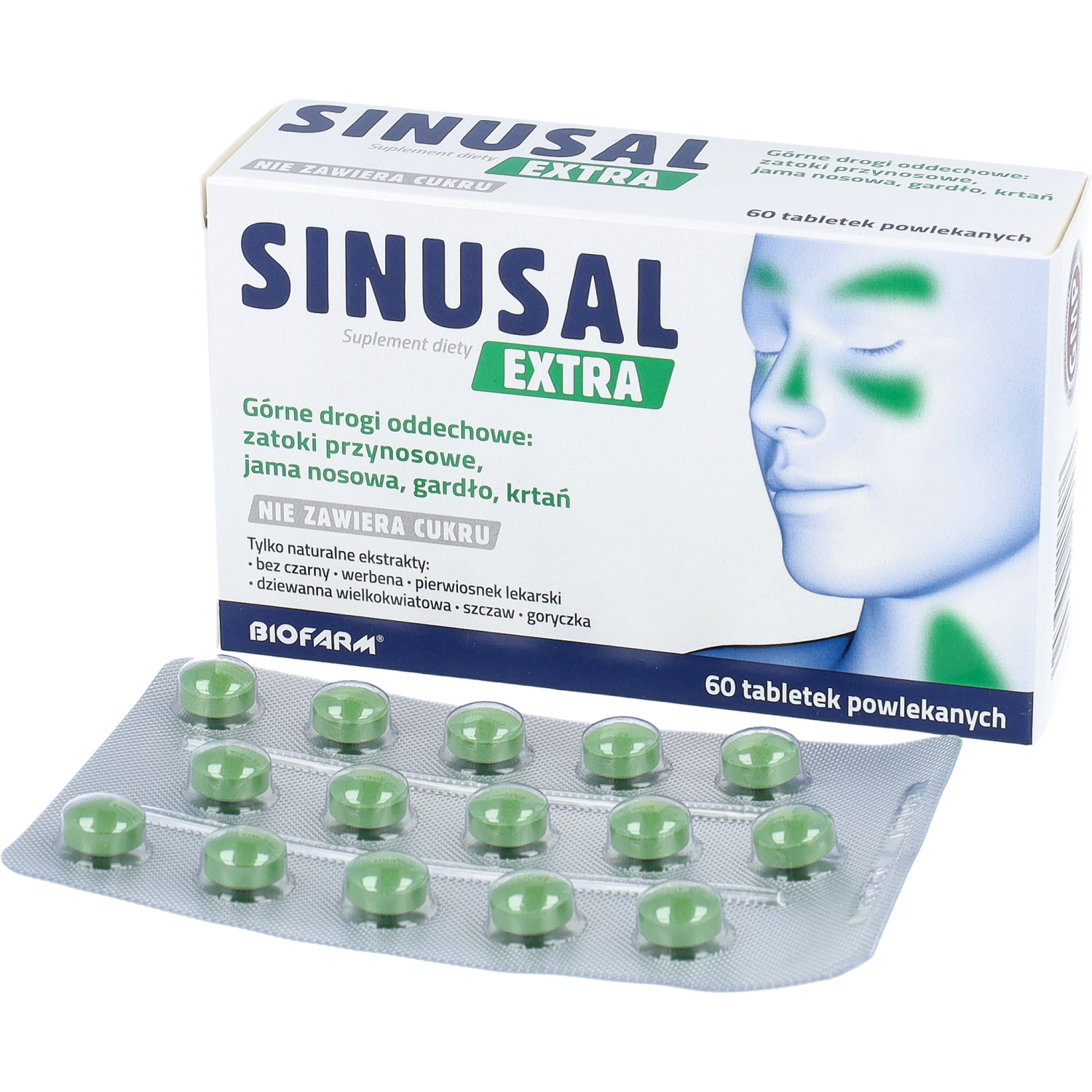 Sinusal extra, 60 tabletek