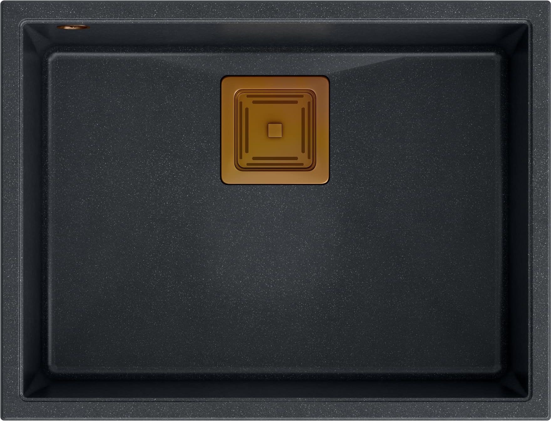 Quadron David 50 komora podwieszana 55x42 cm black diamond/miedziany HQD5542U8-C1