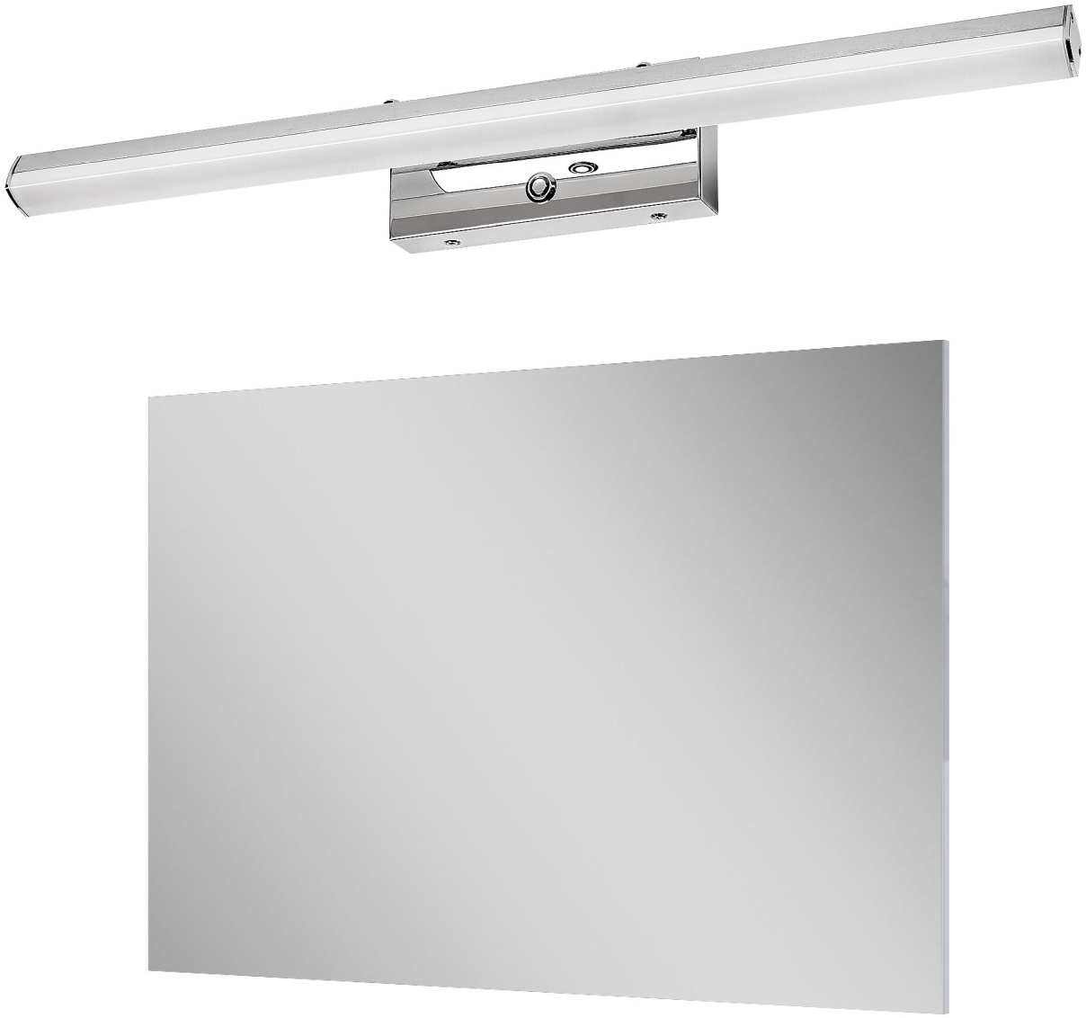 Zestaw Elita Sote lustro 120x80 cm prostokątne z kinkietem Rabalux Turgon 1x20W chrom (RE065805000010, 75017) - Wysyłka w 24h