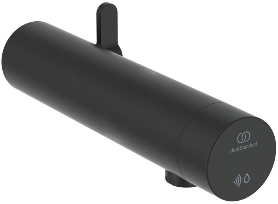 Ideal Standard Sensorflow bateria umywalkowa ścienna elektroniczna czarna A7564XG