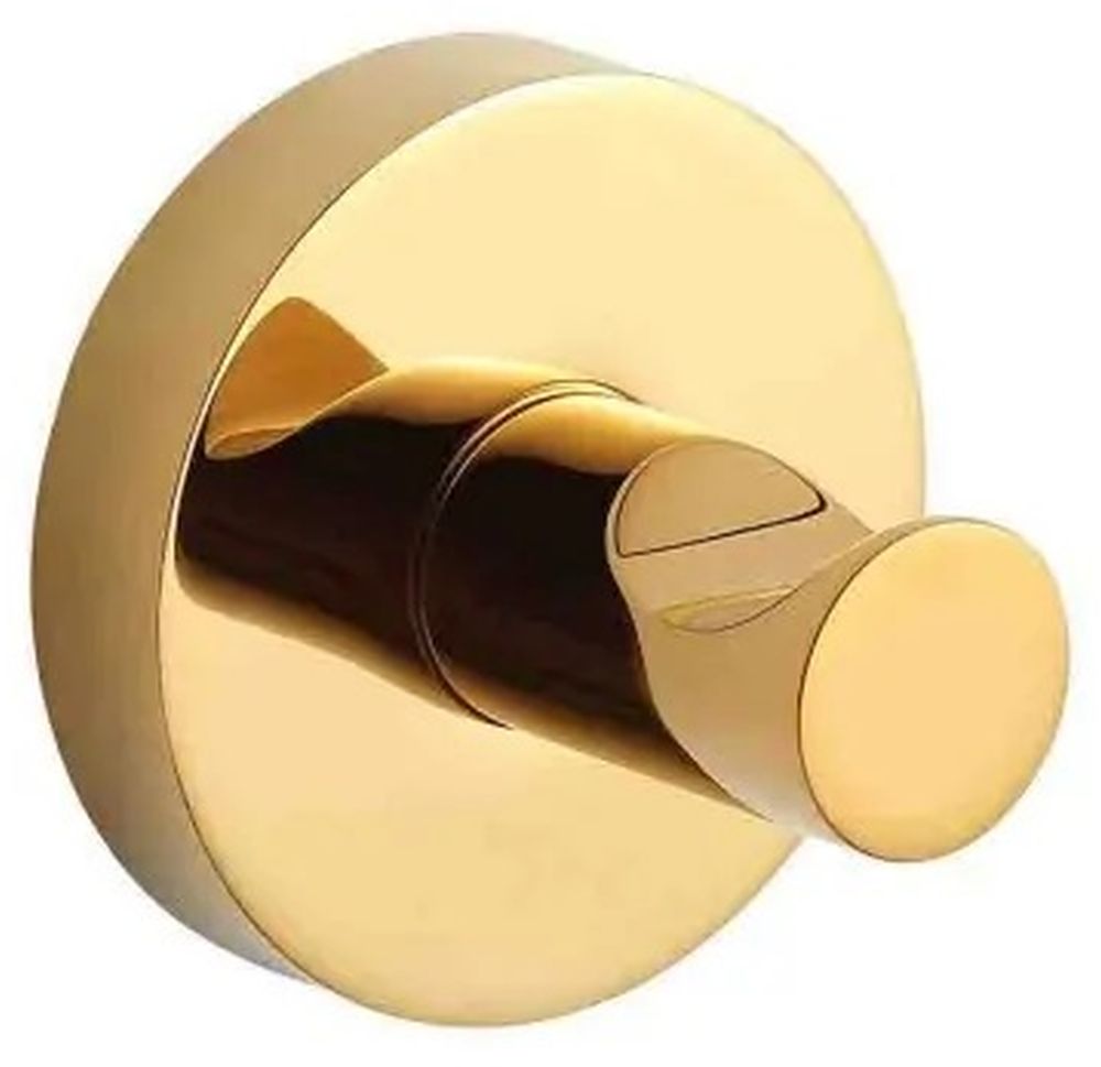 Stella Classic wieszak na ręcznik haczyk pojedynczy ścienny złoty połysk 07.312-G