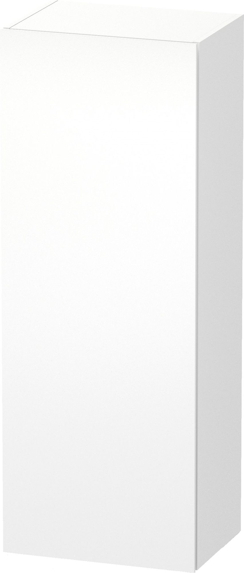 Duravit L-Cube szafka boczna 132 cm wysoka wisząca lewa biały mat LC1179L1818